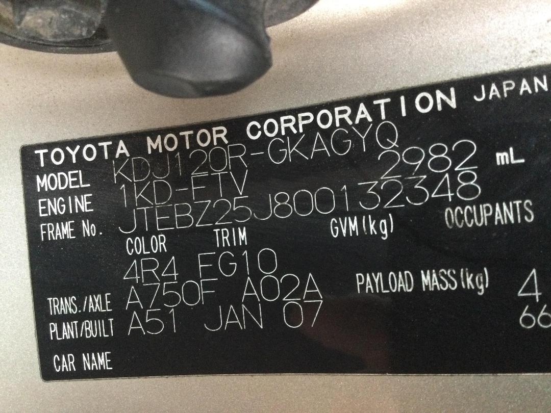 Photo '21' of Toyota Landcruiser Prado T VX