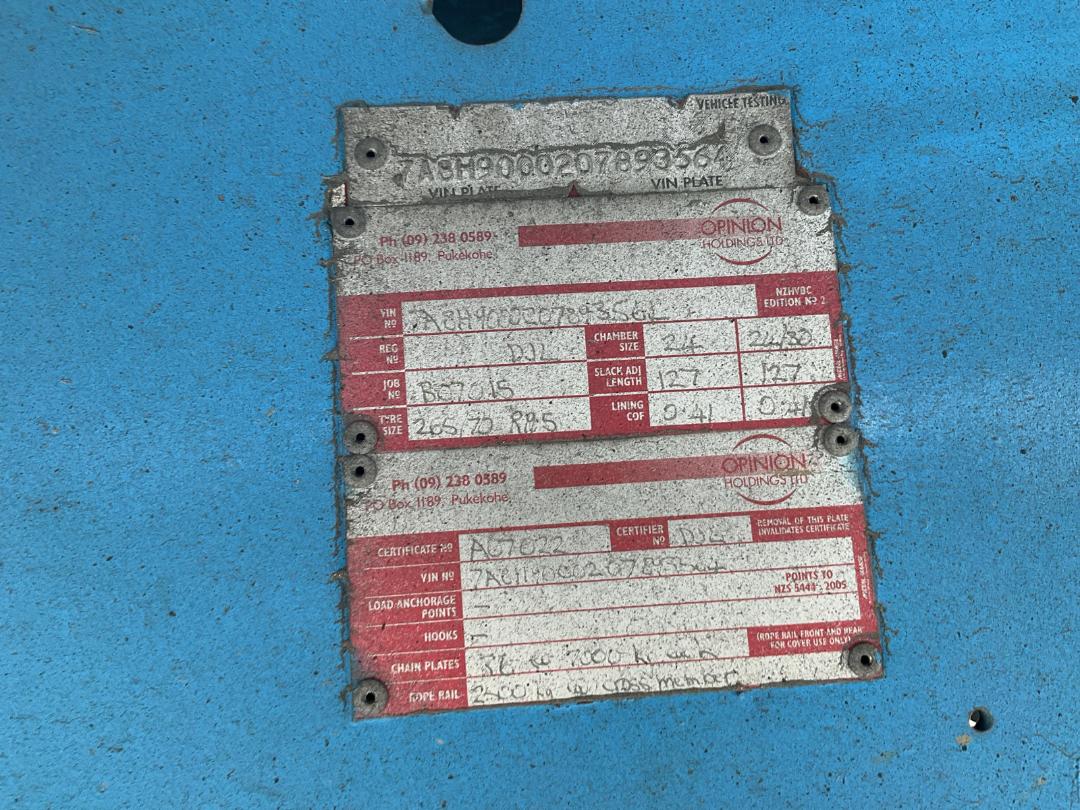 Photo '16' of TRAILER OPINION 2AR-7.5 CURTAINSIDER Curtainsider B-Train