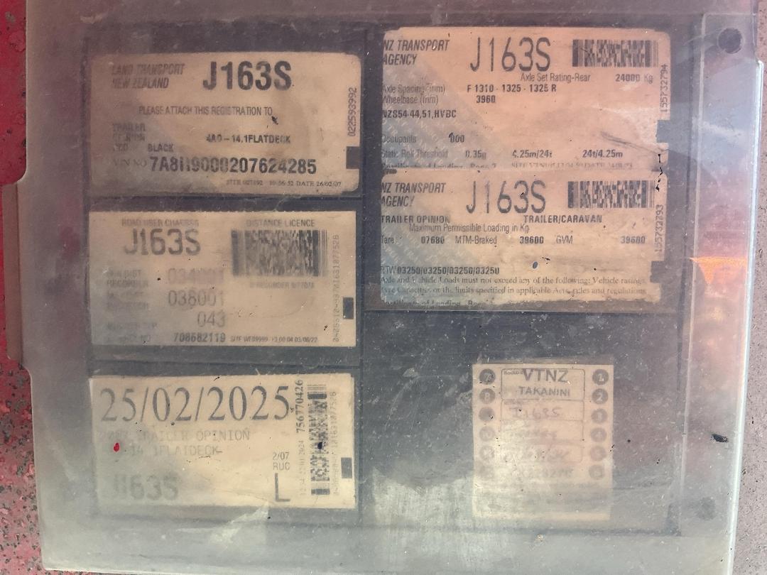 Photo '26' of TRAILER OPINION 4AQ-14.1FLATDECK Flat Deck Semi