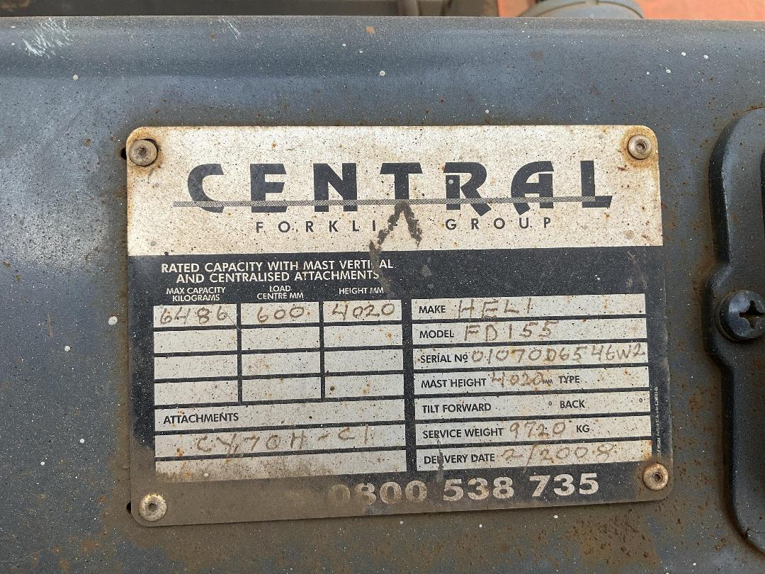 Photo '16' of Heli FD155 Forklift Forklift