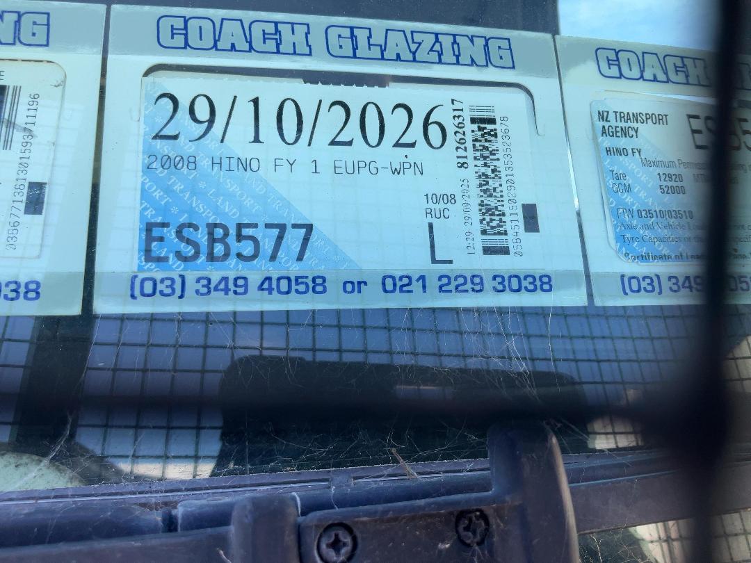 Photo '25' of Hino FY 1 EUPG-WPN Curtain/Chiller