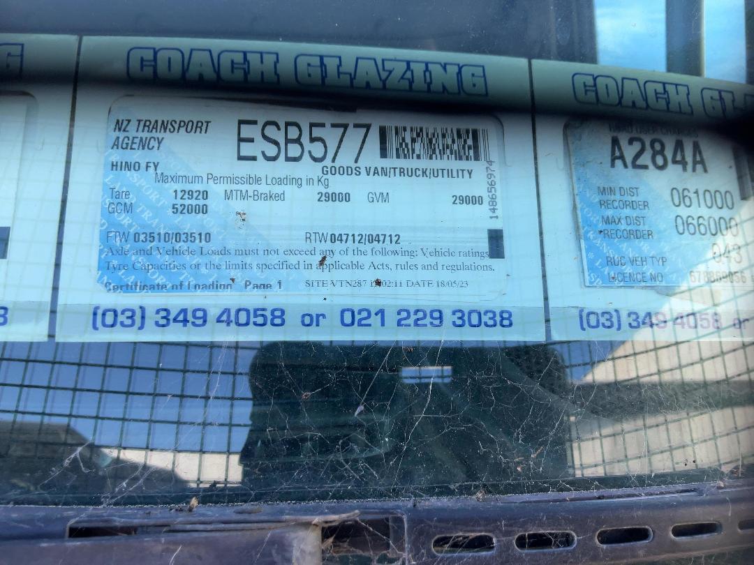 Photo '26' of Hino FY 1 EUPG-WPN Curtain/Chiller