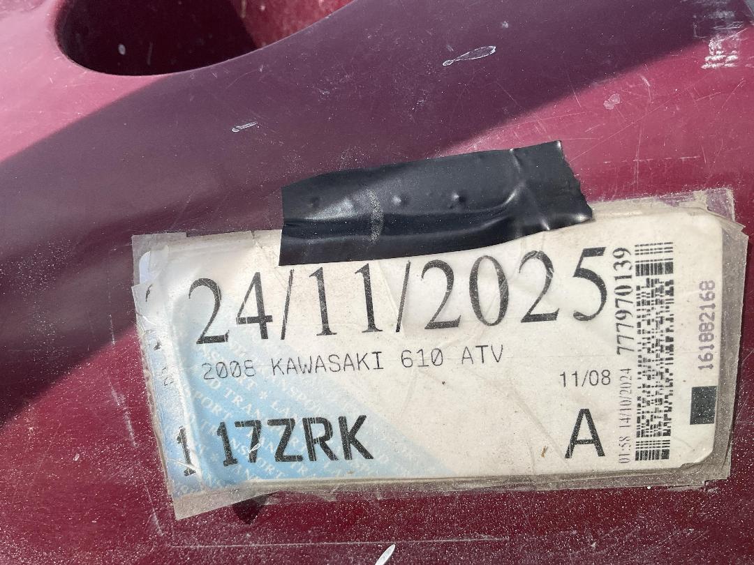 Photo '27' of Kawasaki 610 ATV Photo '27' of Kawasaki 610 ATV