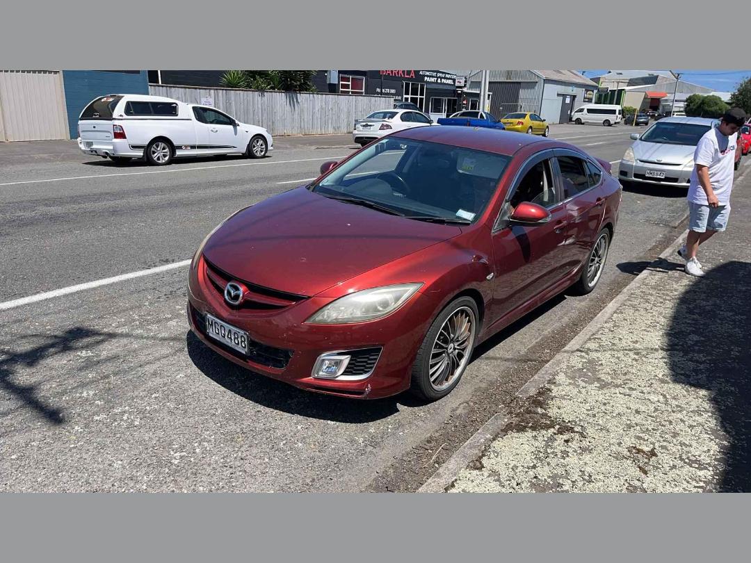 Damaged Mazda Atenza 2008 in Wellington Seaview at Turners Damaged
