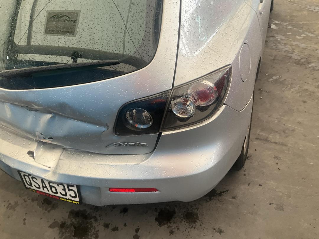 Damaged Mazda Axela 2008 in Wiri at Turners Damaged and End Of Life