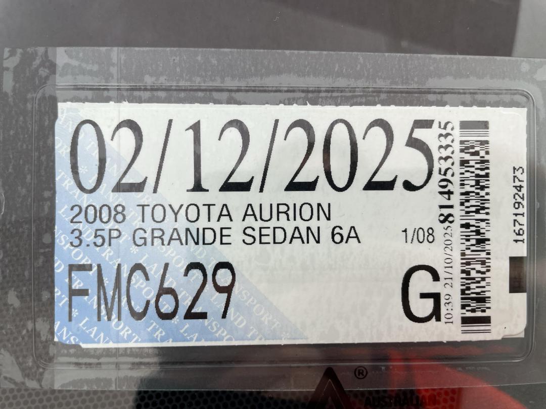 Photo '32' of Toyota Aurion Photo '32' of Toyota Aurion