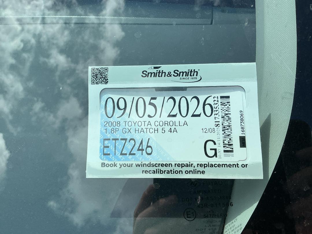 Photo '19' of Toyota Corolla GX Photo '19' of Toyota Corolla GX