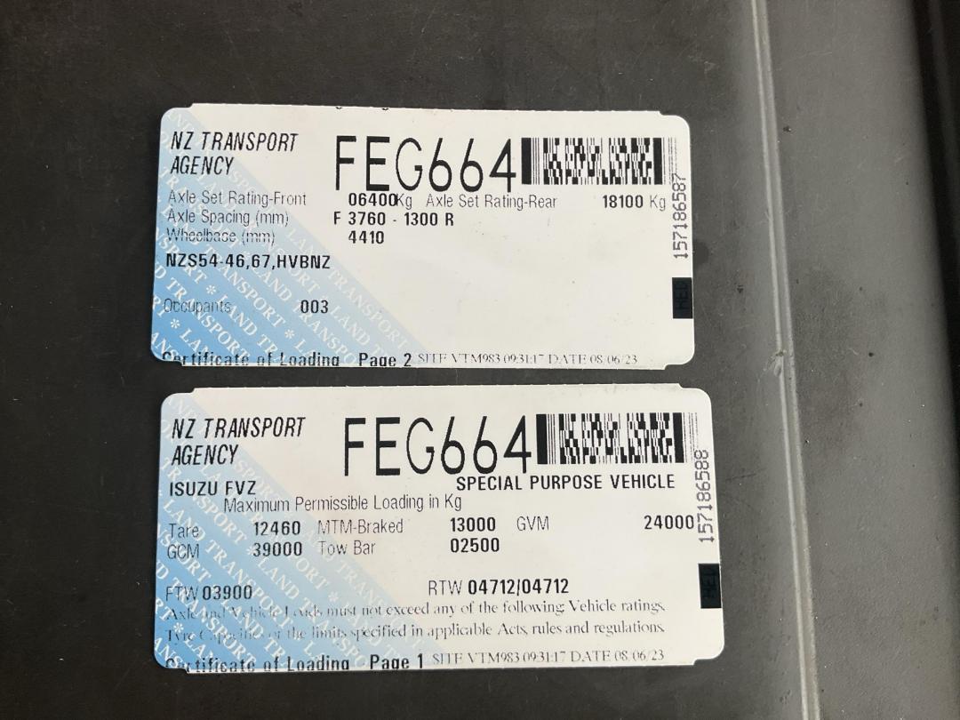 Photo '32' of Isuzu FVZ 1400P Cherry Picker/EWP