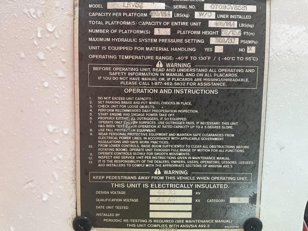 Photo '22' of Isuzu FVZ 1400P Cherry Picker/EWP