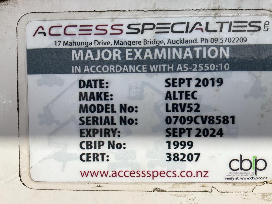 Photo '23' of Isuzu FVZ 1400P Cherry Picker/EWP