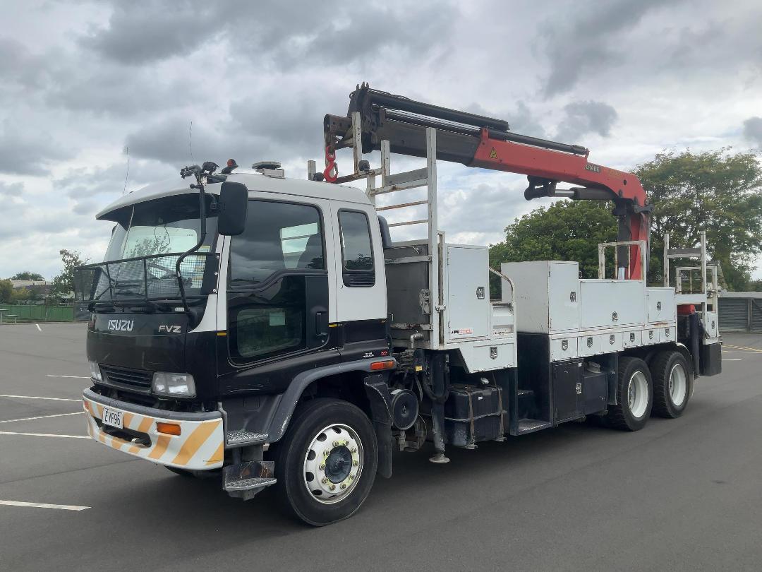 Photo '10' of Isuzu FVZ 1400 Flat Deck Crane