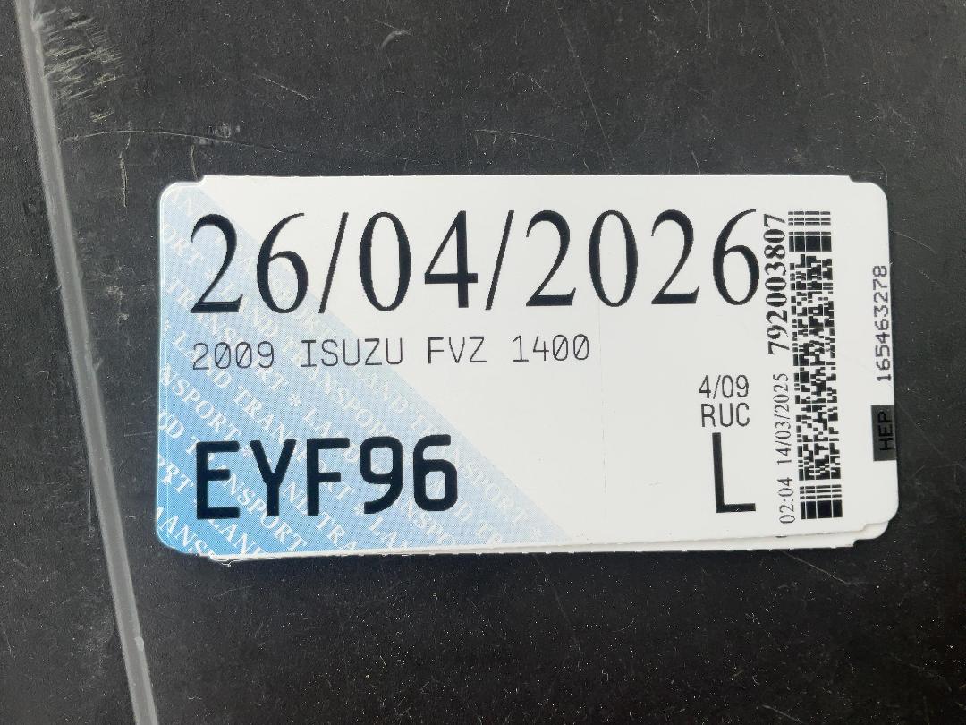 Photo '49' of Isuzu FVZ 1400 Flat Deck Crane