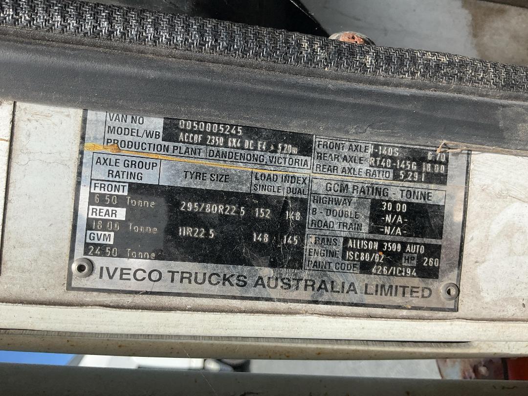 Photo '43' of Iveco ACCO 2350 6X4 Rubbish Compactor Photo '43' of Iveco ACCO 2350 6X4 Rubbish Compactor