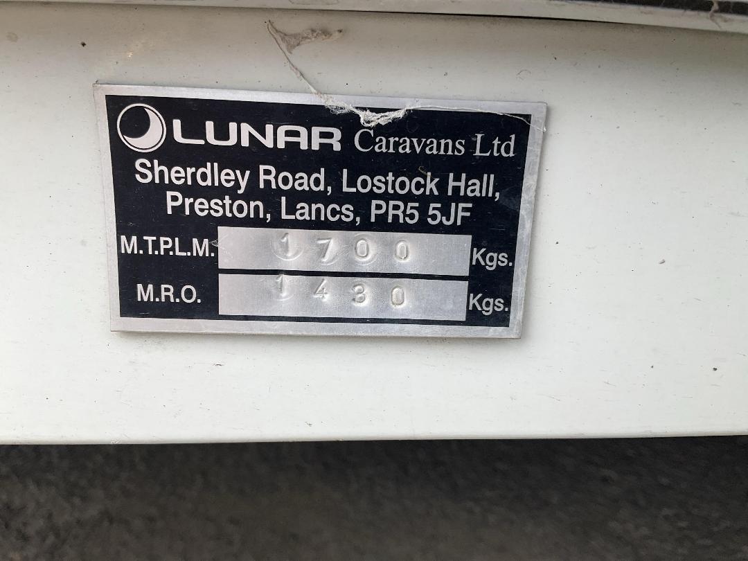 Photo '11' of Lunar Delta RS Caravan - Tandem Photo '11' of Lunar Delta RS Caravan - Tandem