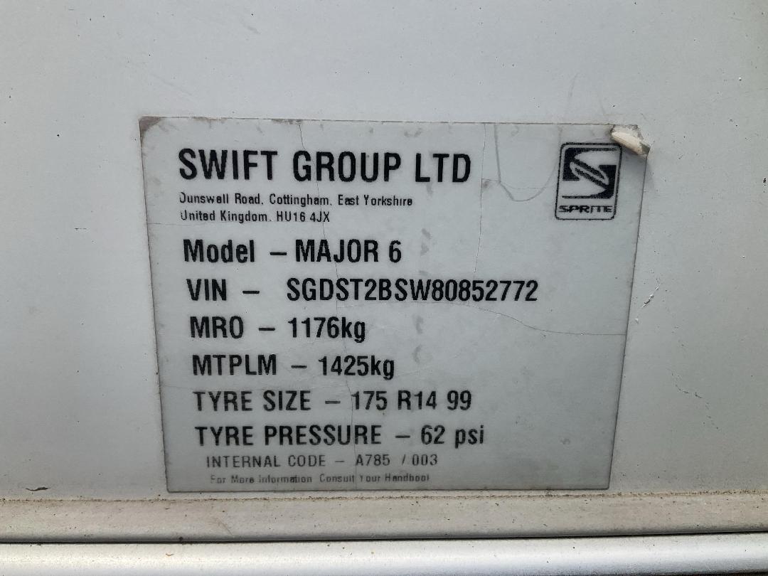 Photo '36' of SPRITE MAJOR Caravan - Single