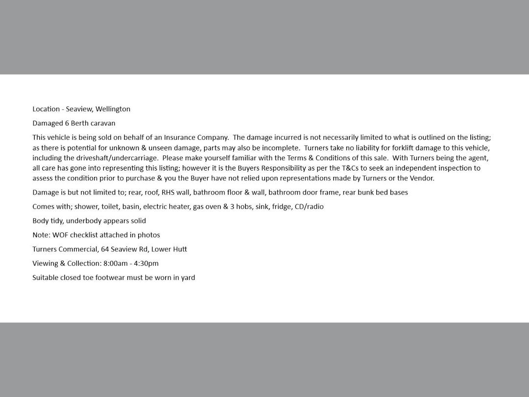 Photo '2' of SPRITE MAJOR Caravan - Single