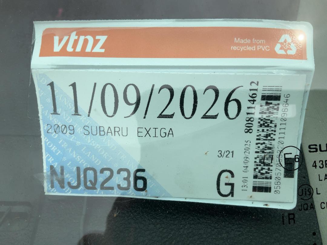 Photo '22' of Subaru Exiga