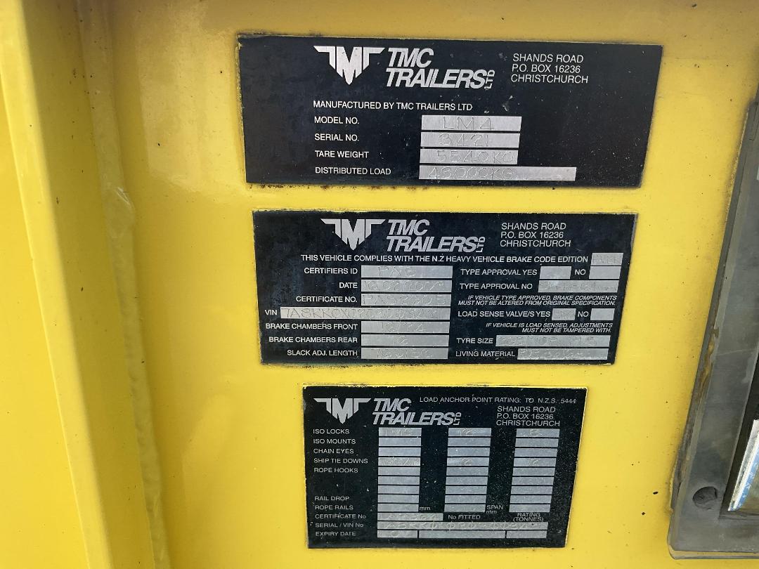 Photo '22' of TMC LM4 3421 Flat Deck - Tandem Photo '22' of TMC LM4 3421 Flat Deck - Tandem