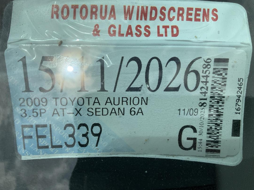 Photo '22' of Toyota Aurion AT-X Photo '22' of Toyota Aurion AT-X