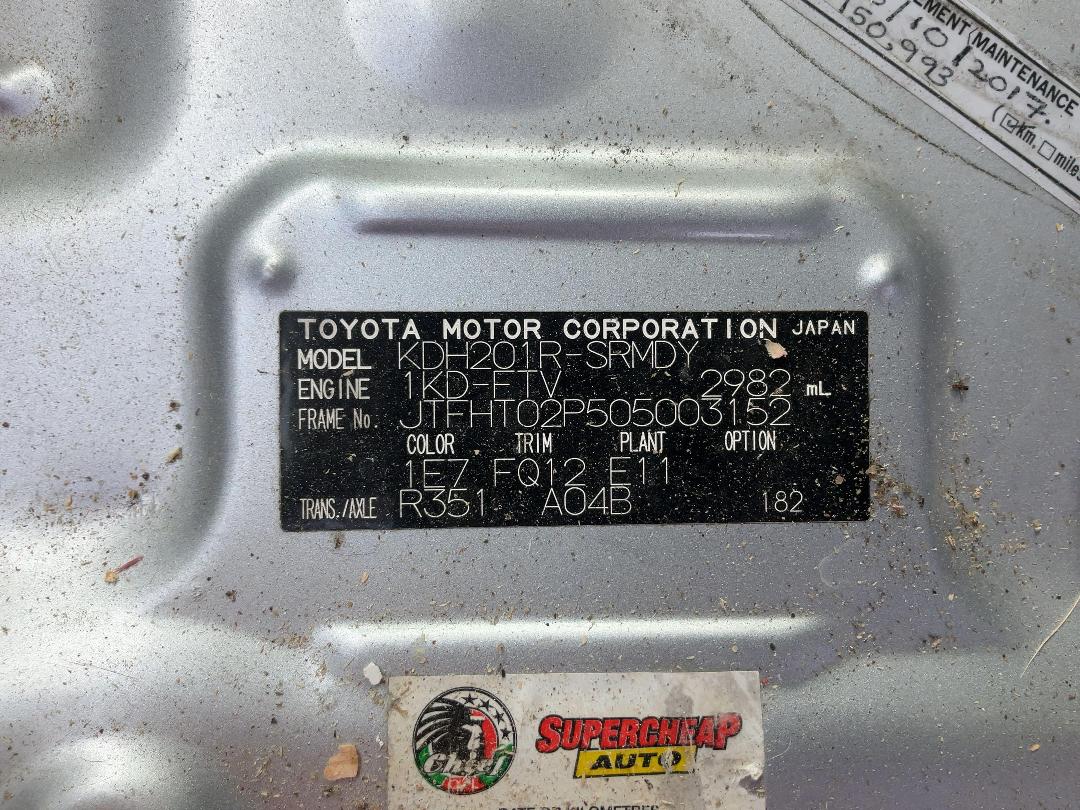 Photo '9' of Toyota Hiace T ZL