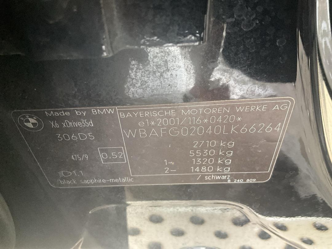 Photo '20' of BMW X6 Xdrive35D SAC