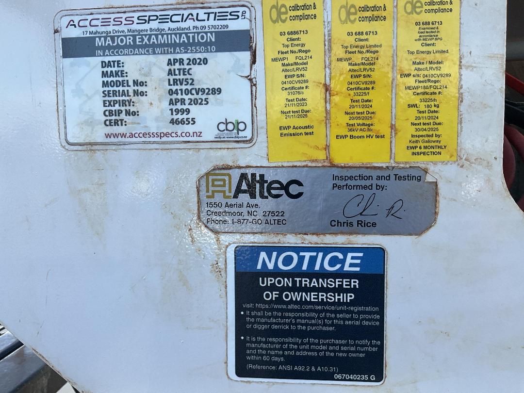 Photo '23' of Hino FM 1ALKM-UGN Cherry Picker/EWP