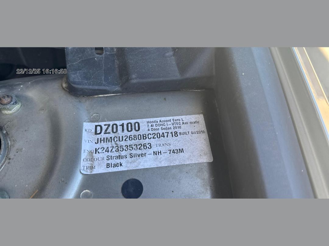 Photo '9' of Honda Accord Euro L