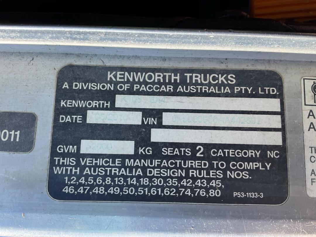 Photo '31' of Kenworth K108 Cab Chassis