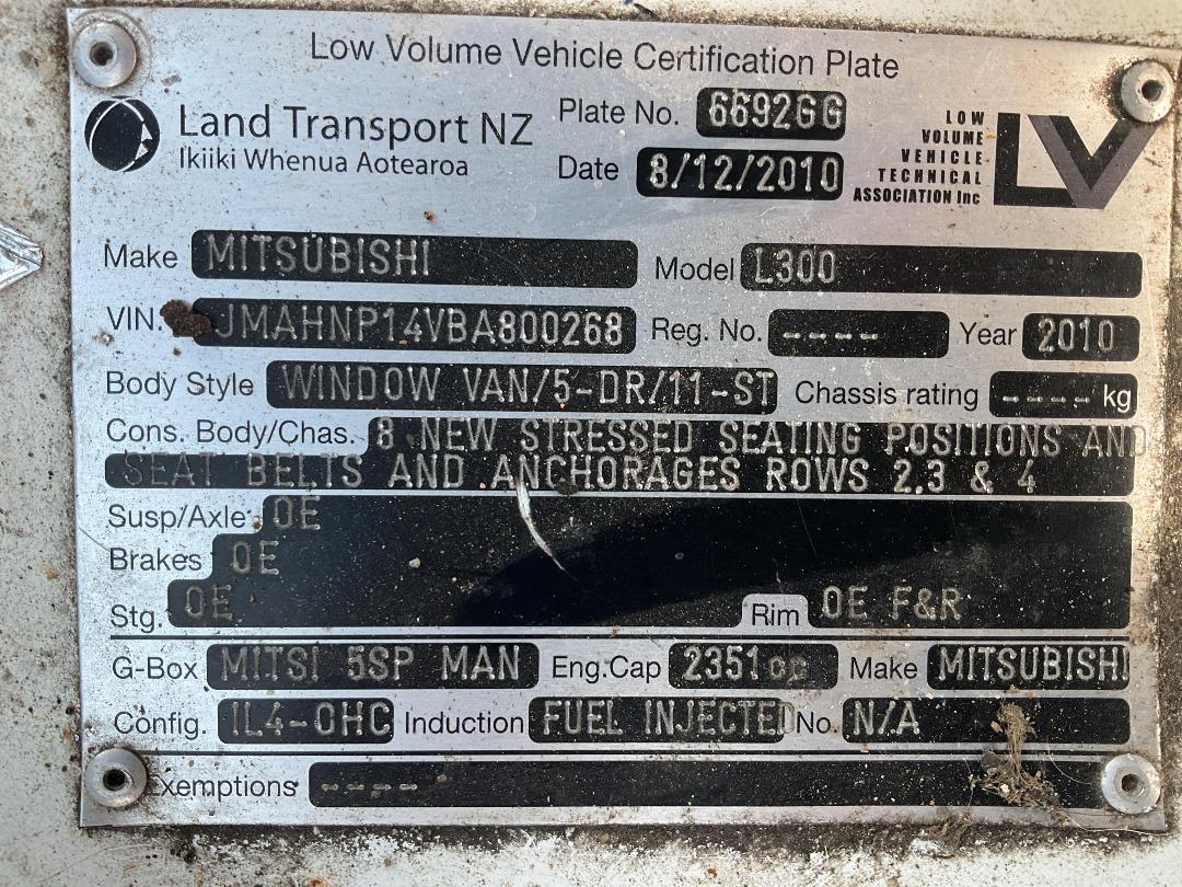 Photo '25' of Mitsubishi L300 LWB