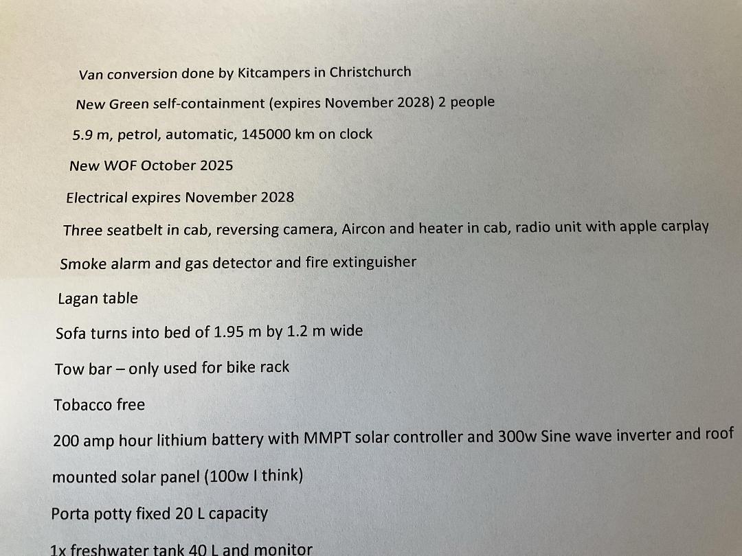 Photo '17' of Toyota Hiace Motorhome Photo '17' of Toyota Hiace Motorhome