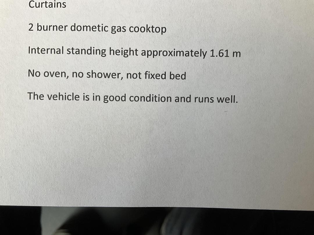 Photo '19' of Toyota Hiace Motorhome Photo '19' of Toyota Hiace Motorhome