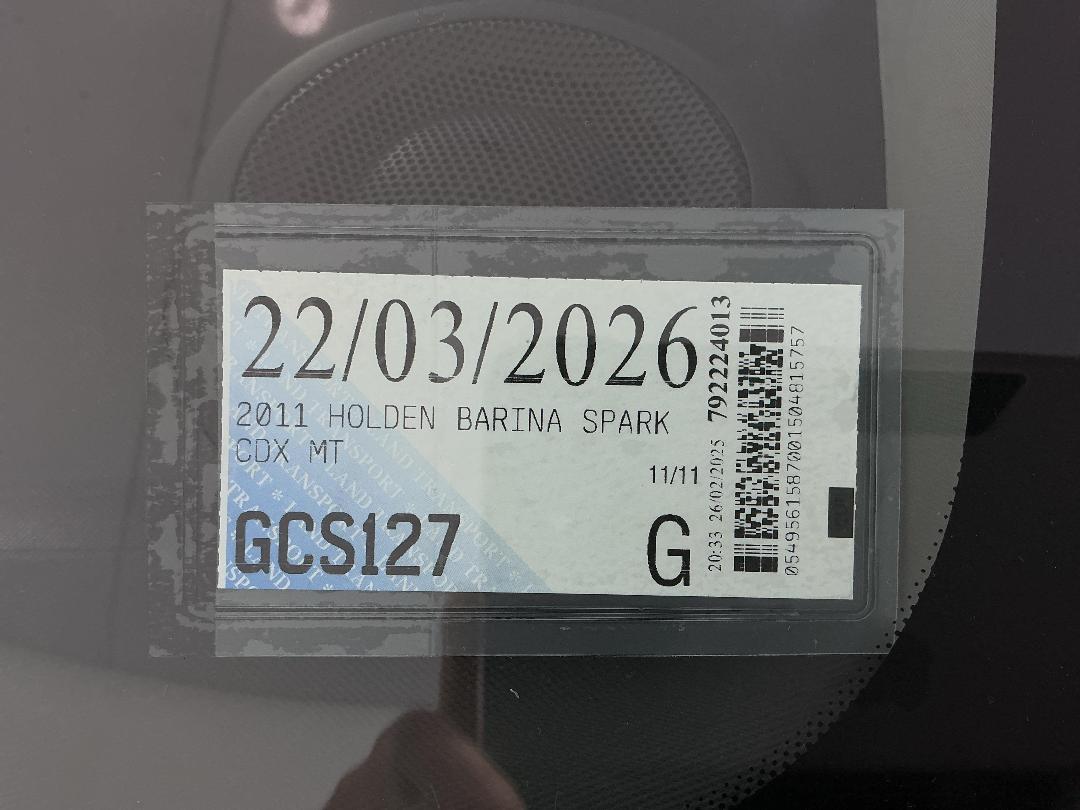 Photo '27' of Holden Barina Spark