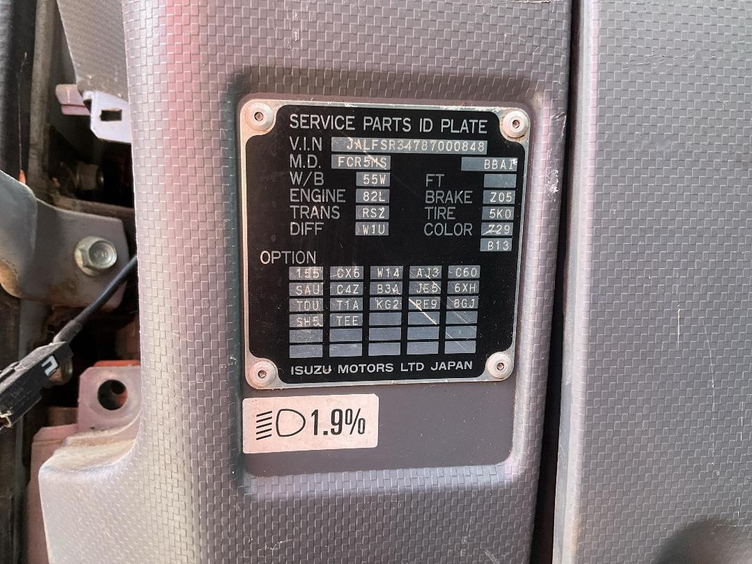 Photo '36' of Isuzu F Series FSR700 Cab Chassis