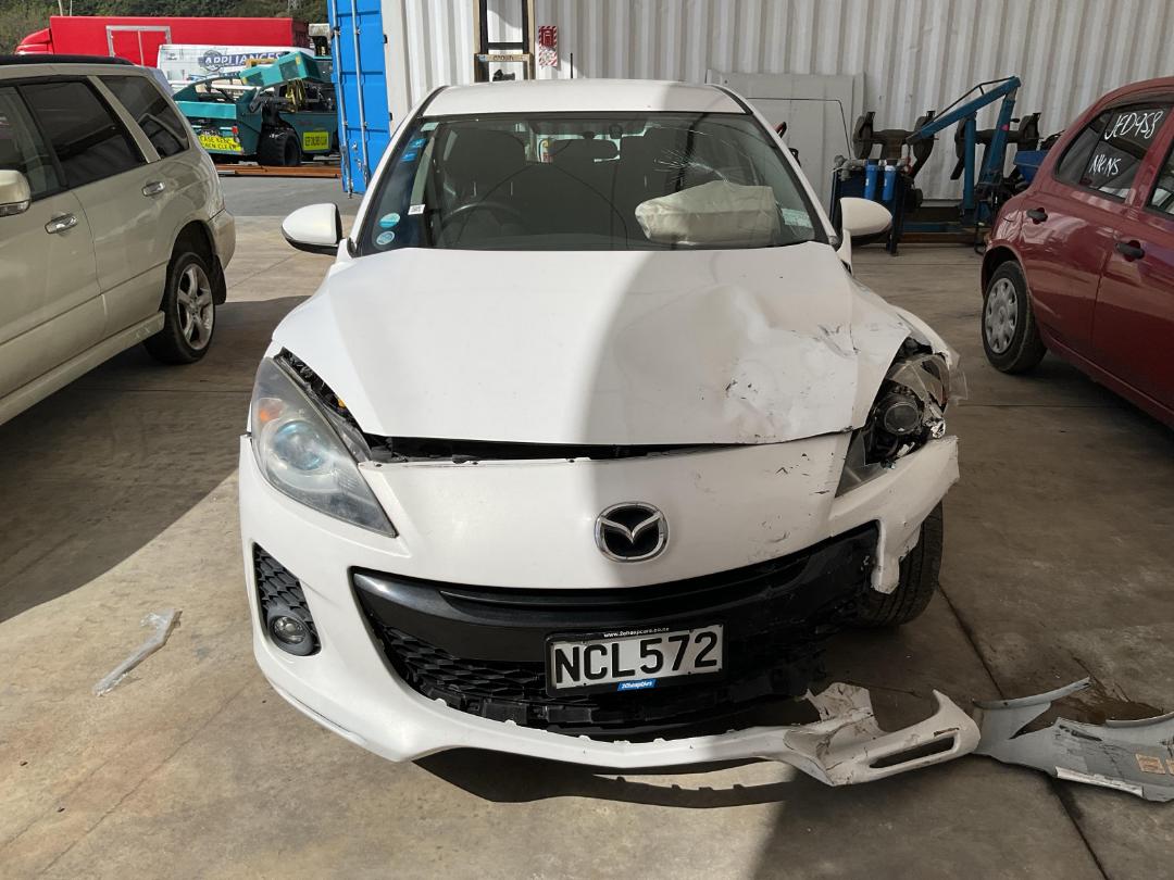 Damaged Mazda Axela 2011 in Wellington Seaview at Turners Damaged