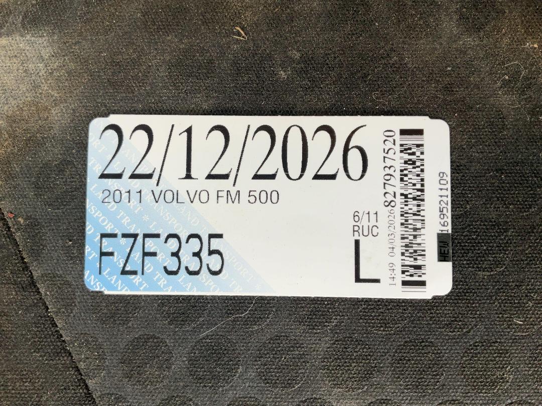 Photo '44' of Volvo FM 500 Cab Chassis