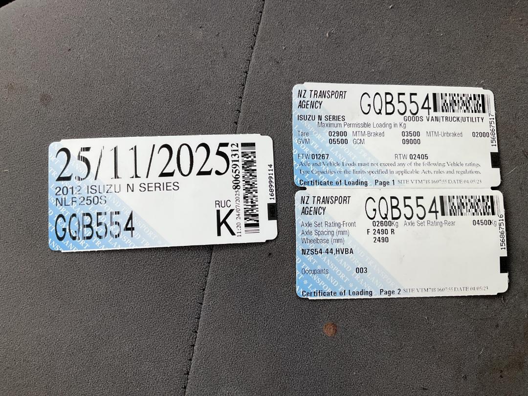 Photo '33' of Isuzu N Series NLR250S Box Body