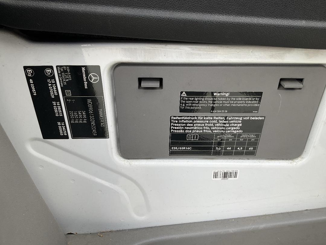 Photo '23' of Mercedes-Benz Sprinter C/C 319 CDI 3665 S Van