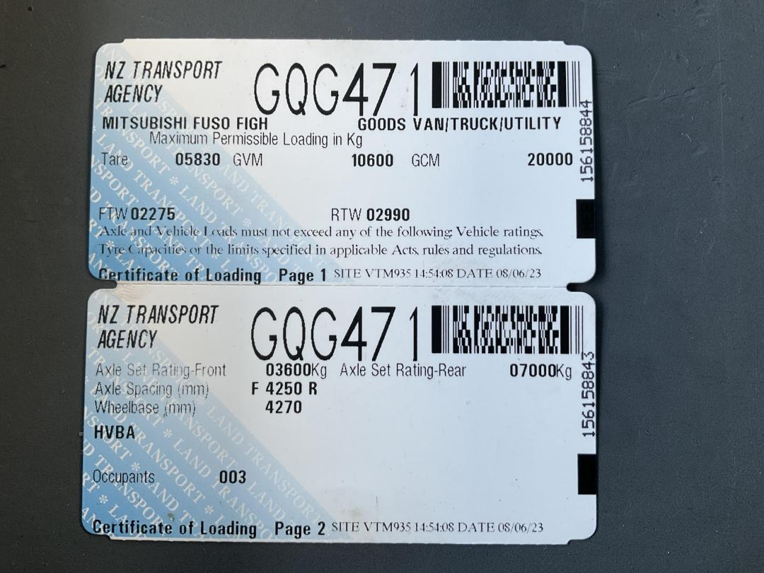 Photo '28' of Mitsubishi Fuso Fighter FK250H8 Box Body