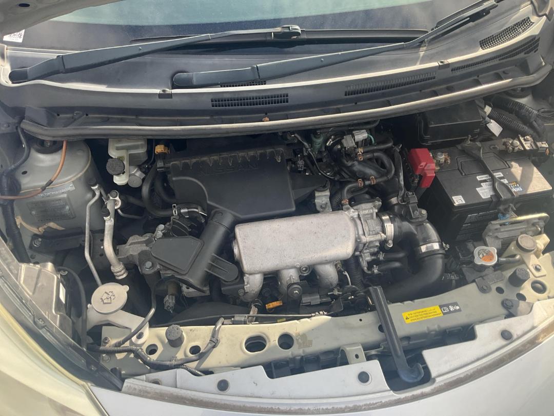 Damaged Nissan Note 2012 in Penrose Gavin Street at Turners Damaged