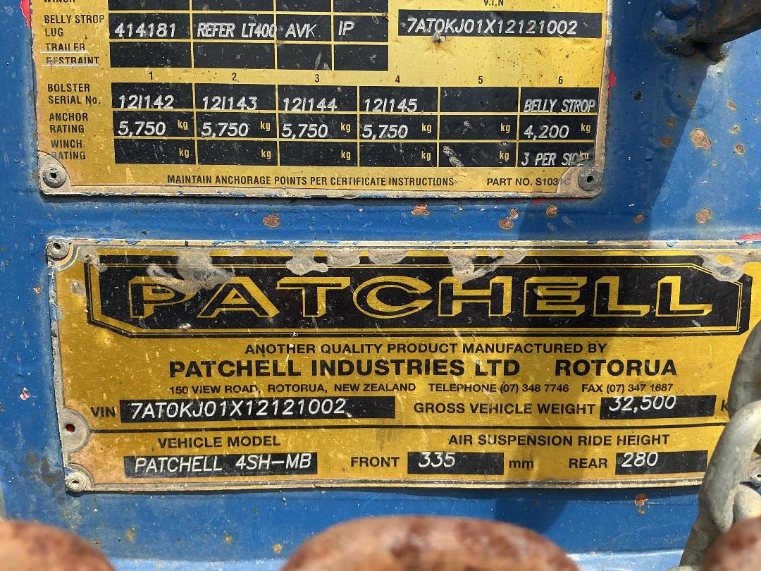 Photo '20' of PATCHELL 4SH MB Logger Trailer Full