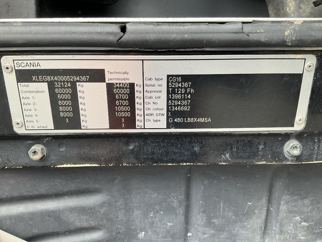 Photo '38' of Scania G480 LB8X4MSA Tanker