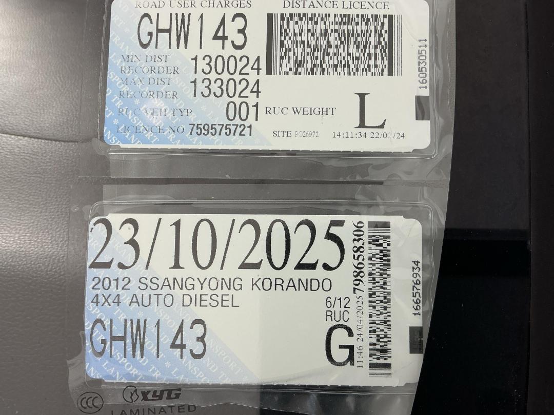 Photo '28' of Ssangyong Korando Photo '28' of Ssangyong Korando