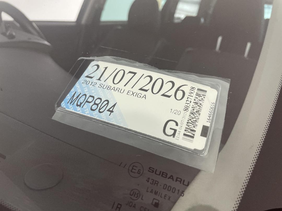 Photo '34' of Subaru Exiga Photo '34' of Subaru Exiga