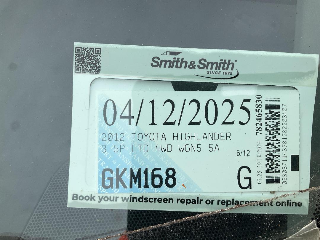 Photo '18' of Toyota Highlander LTD WGN5 Photo '18' of Toyota Highlander LTD WGN5