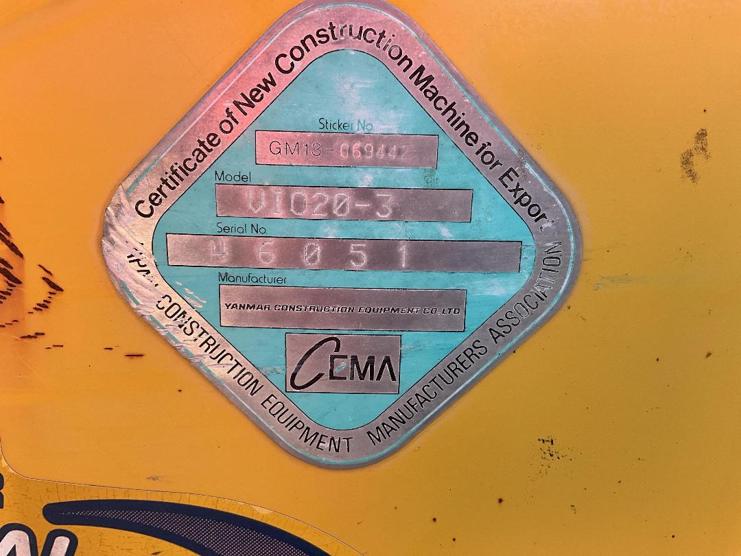 Photo '30' of Yanmar VI020-3 Excavator