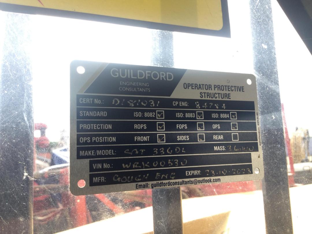 Photo '49' of Caterpillar 336DL Excavator