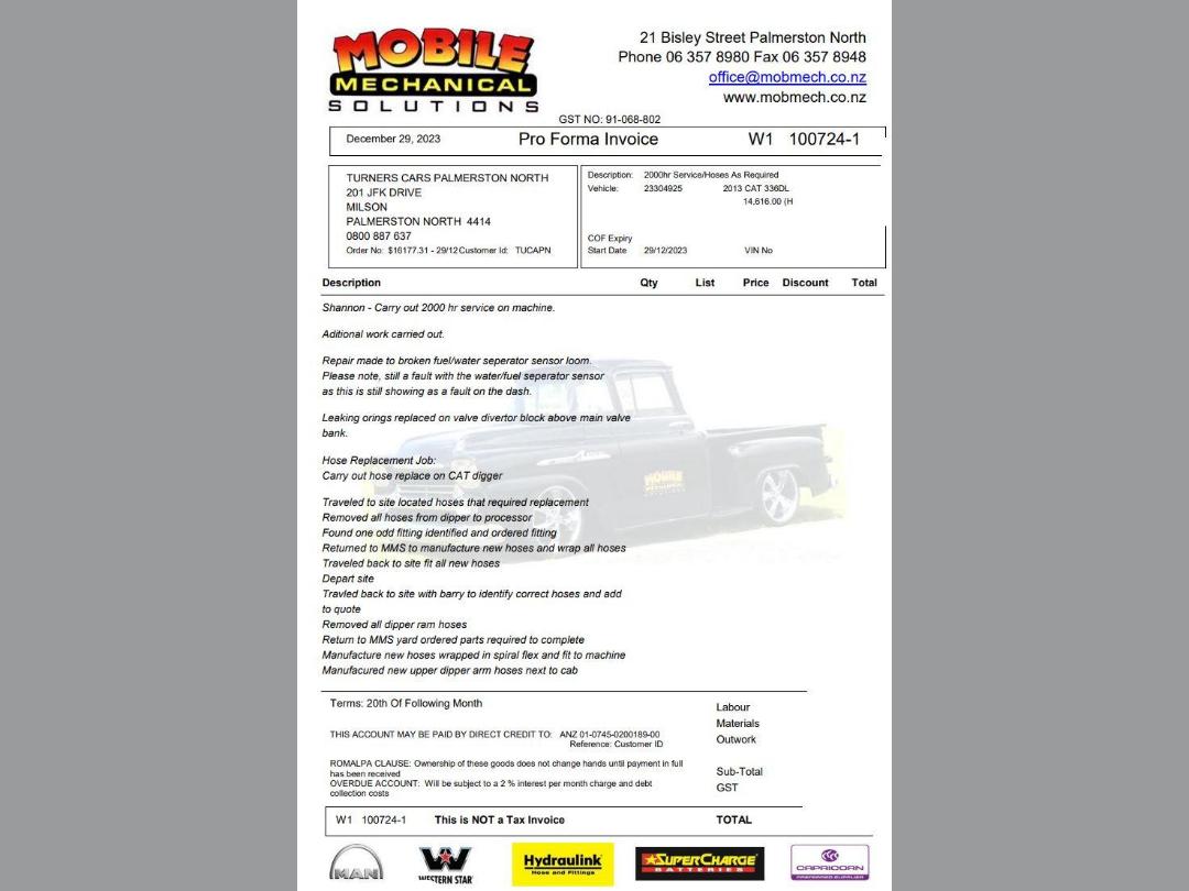 Photo '13' of Caterpillar 336DL Excavator