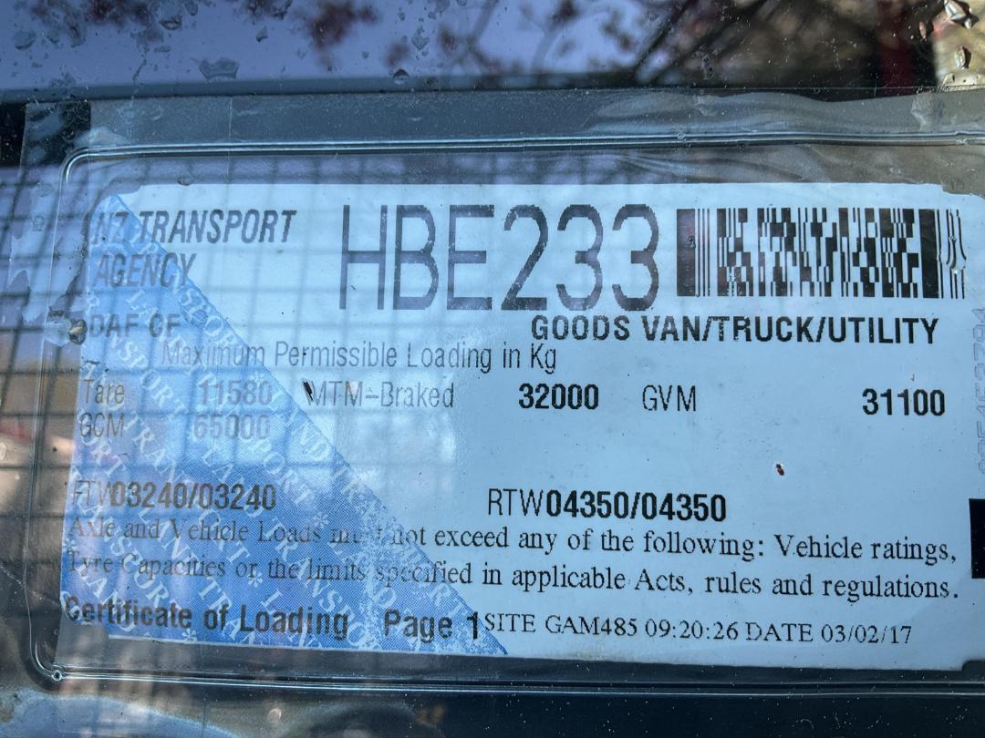 Photo '10' of DAF CF 85 Tipper