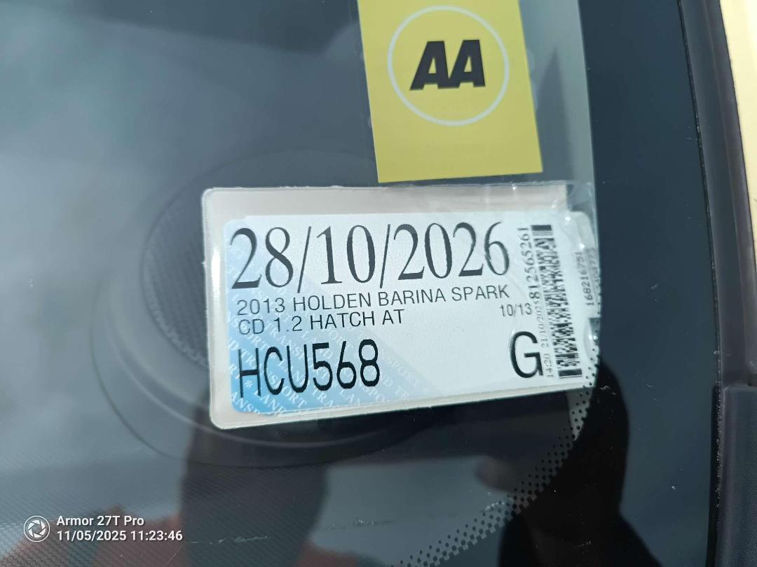 Photo '8' of Holden Barina Spark CD Photo '8' of Holden Barina Spark CD