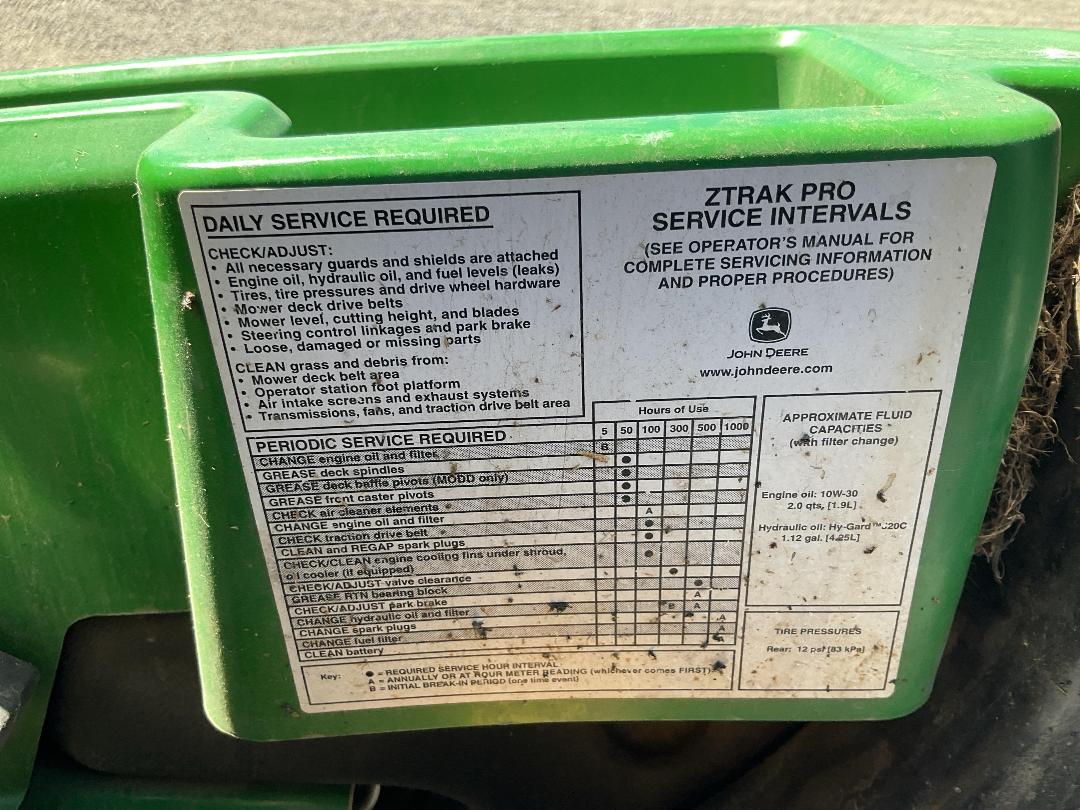 Photo '18' of John Deere Outfield Mower Z970A Ride On Mower